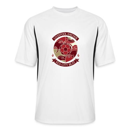 Liverpool Anchor T Shirt, Soccer City Pride Gift - Men’s Cooling Performance Color Blocked Jersey