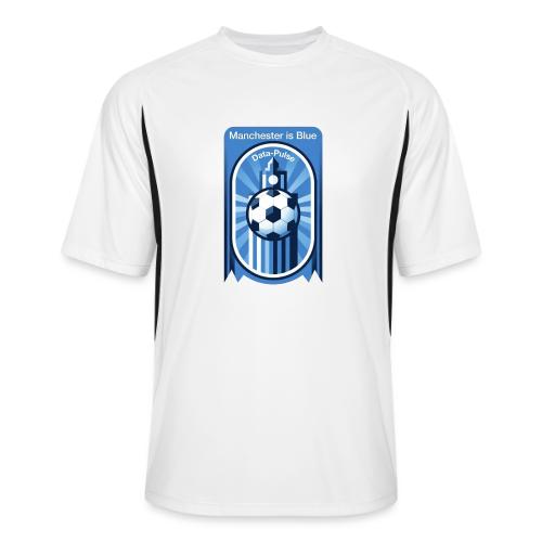 Manchester is Blue Soccer City T Shirt, Apparel - Men’s Cooling Performance Color Blocked Jersey