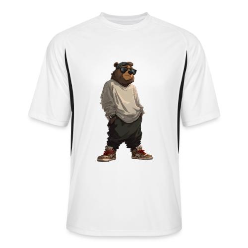Urban Streetwear Bear Cool Apparel Design - Men’s Cooling Performance Color Blocked Jersey