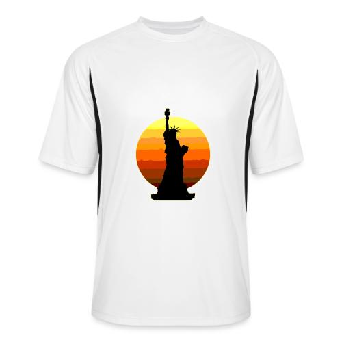 USA: Golden Horizon Liberty - Men’s Cooling Performance Color Blocked Jersey