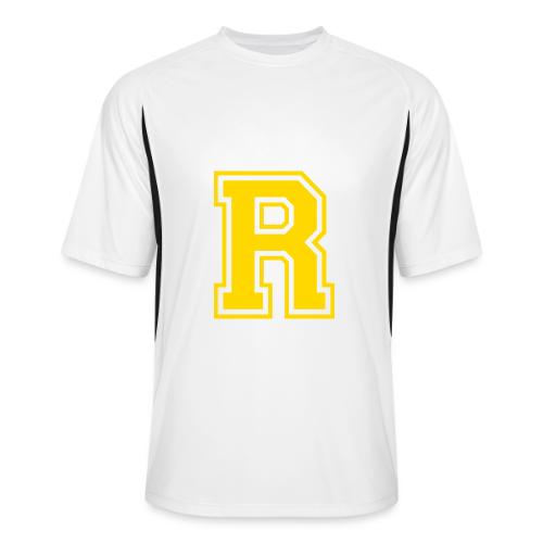 Letter R – Capital Athletic Alphabet Monogram - Men’s Cooling Performance Color Blocked Jersey