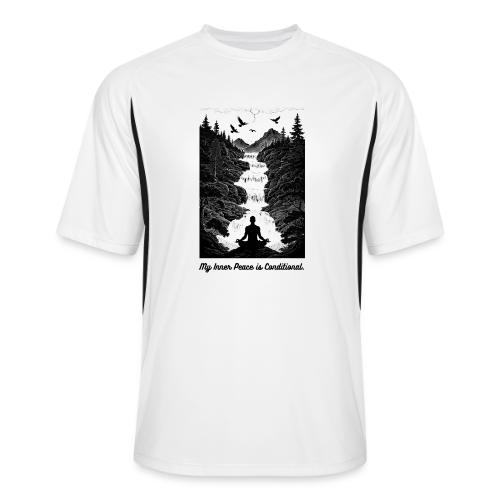 Conditional Inner Peace T-Shirt | Minimalist Zen - Men’s Cooling Performance Color Blocked Jersey