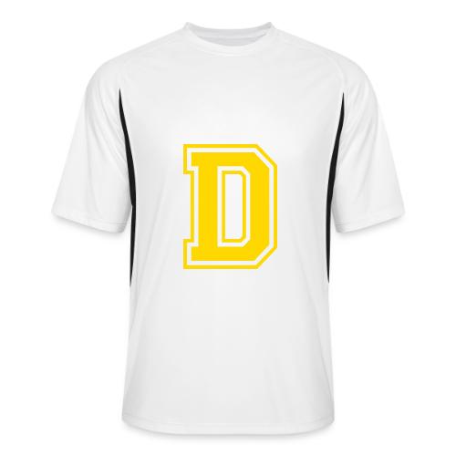 Letter D – Capital Athletic Alphabet Monogram - Men’s Cooling Performance Color Blocked Jersey