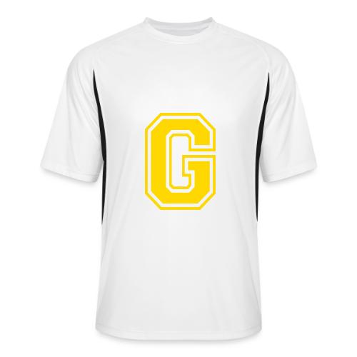 Letter G – Capital Athletic Alphabet Monogram - Men’s Cooling Performance Color Blocked Jersey