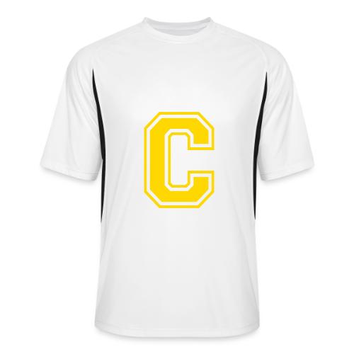 Letter C – Capital Athletic Alphabet Monogram - Men’s Cooling Performance Color Blocked Jersey