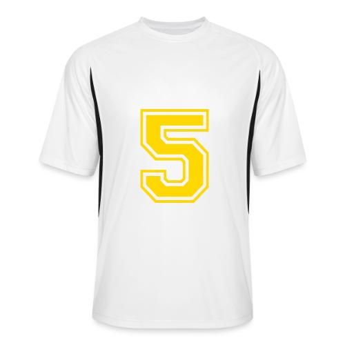 Number 5 in a classic athletic collegiate font - Men’s Cooling Performance Color Blocked Jersey