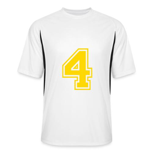 Number 4 in a classic athletic collegiate font - Men’s Cooling Performance Color Blocked Jersey