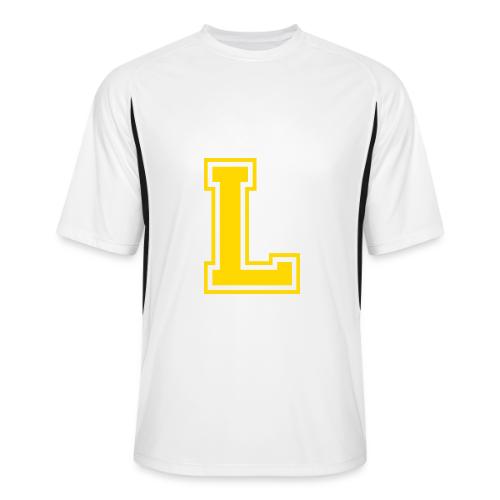 Letter L – Capital Athletic Alphabet Monogram - Men’s Cooling Performance Color Blocked Jersey