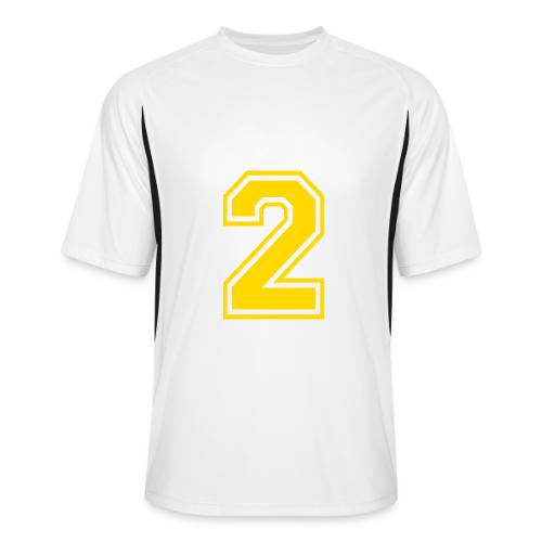 Number 2 in a classic athletic collegiate font - Men’s Cooling Performance Color Blocked Jersey