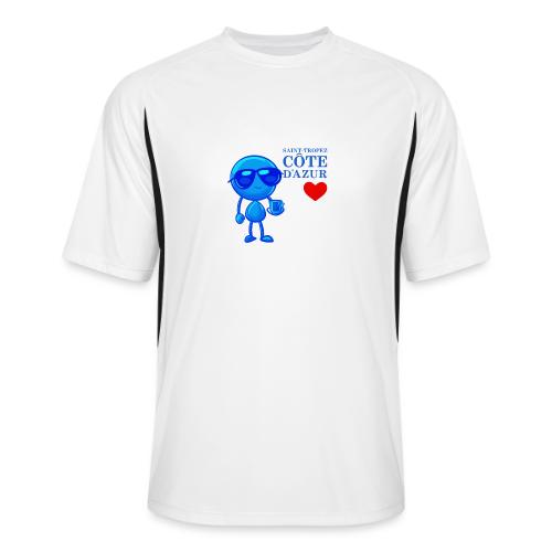 Smoon City_Saint Tropez Côte d'Azur - Men’s Cooling Performance Color Blocked Jersey