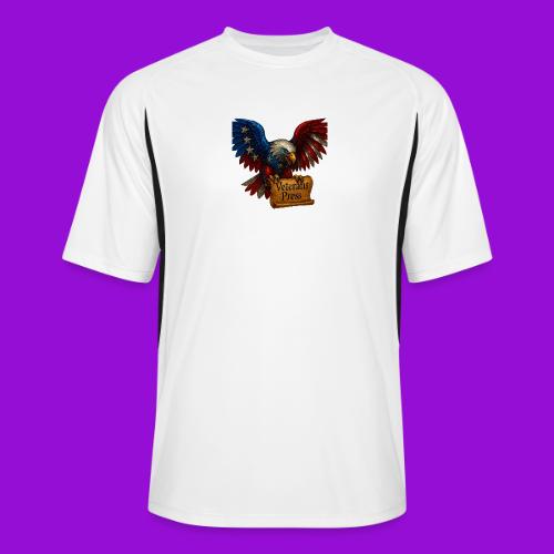 Veterans Press Bald Eagle - Men’s Cooling Performance Color Blocked Jersey