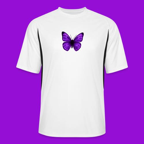 Neon Purple Butterfly - Men’s Cooling Performance Color Blocked Jersey