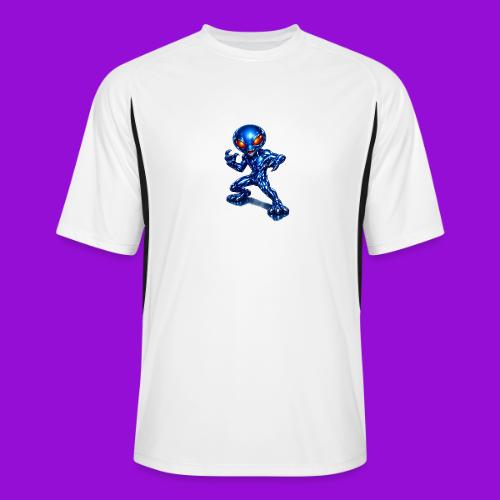 Angry Blue Alien - Men’s Cooling Performance Color Blocked Jersey