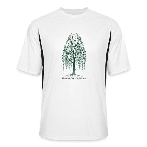 Easter Branches Bow Willow T Shirt, Easter Gift - Men’s Cooling Performance Color Blocked Jersey