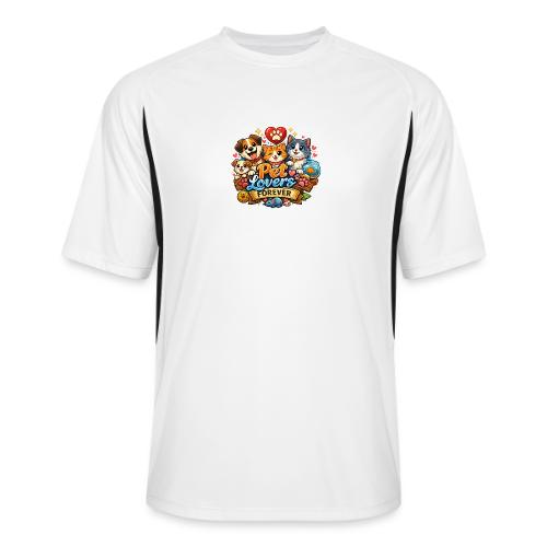 Pet Lover Forever Cute Cats & Dogs - Men’s Cooling Performance Color Blocked Jersey