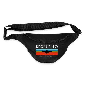 Drone Pilot By Zamtilla / Drone Life - Fanny Pack  - black - Front