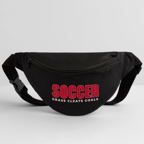Soccer Grass Cleats Goals Typography Design - Fanny Pack 