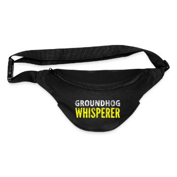 Ground Hog Whisperer - Fanny Pack  - black - Front