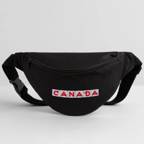 Canada, red letters on white background - Fanny Pack 