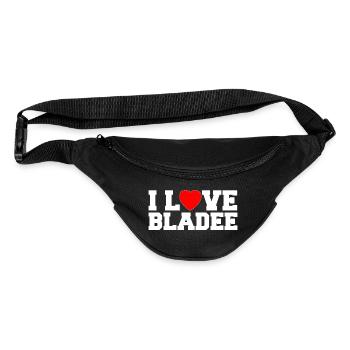 I love bladee - Fanny Pack  - black - Front