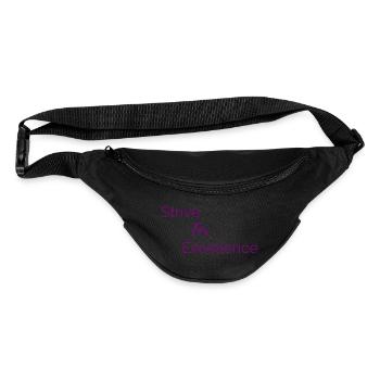 Strive for Excellence Purple - Fanny Pack  - black - Front