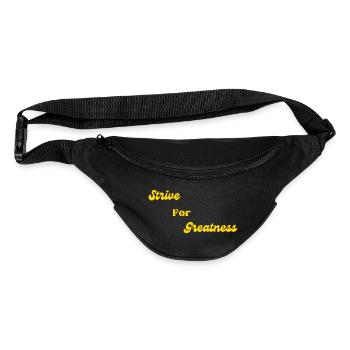 Strive for Greatness Gold - Fanny Pack  - black - Front