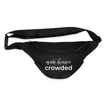 Message of wisdom (religious quotes) - Fanny Pack  - black - Front