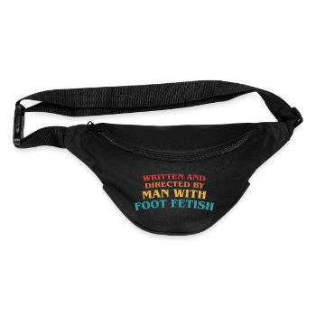 Written And Directed By Man With Foot Fetish - Fanny Pack  - black - Front
