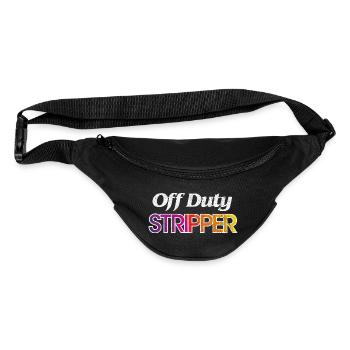 Vintage Style Off Duty Stripper - Fanny Pack  - black - Front
