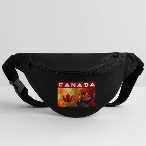 Painted Canada Leaves - Fanny Pack 