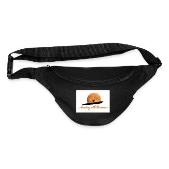 Dancing moon  - Fanny Pack  - black - Front