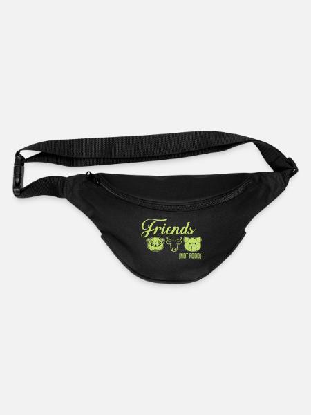Vegan Animal Lover Animal Rights Activist Vegan - Fanny Pack - black