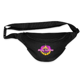 Ebony Goddess Pastel Groove - Fanny Pack  - black - Front