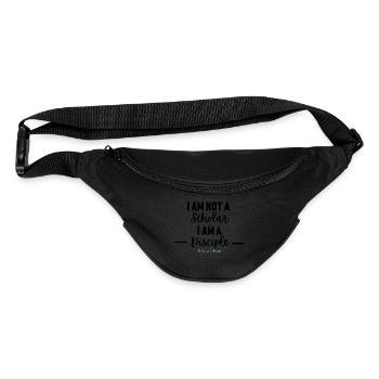 I am Not a Scholar; I am a Disciple - Fanny Pack  - black - Front