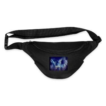 Butterfly Art - Fanny Pack  - black - Front