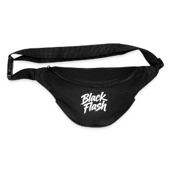 Black flash - Fanny Pack  - black - Front