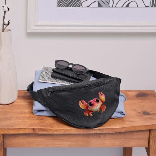 Cheerful Red Baby Crab Character - Fanny Pack 
