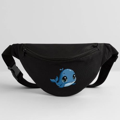 Smiling Blue Baby Whale - Fanny Pack 