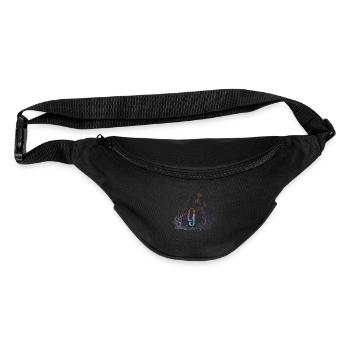 Cute Floral Monogram G| Monogram G| Monogram G - Fanny Pack  - black - Front