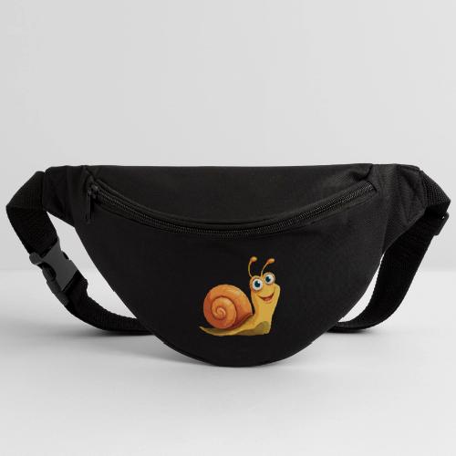 Happy Cartoon Snail with a Smile - Fanny Pack 