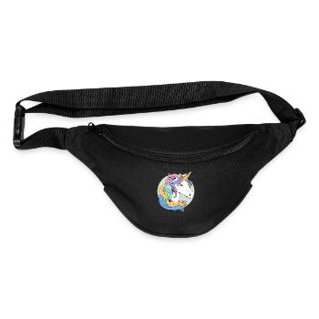 unicorn - Fanny Pack  - black - Front