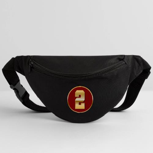 Number 2 in Gold Varsity Font - Fanny Pack 