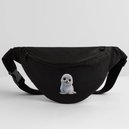 Cute White Cartoon Baby Sea Lion - Fanny Pack 
