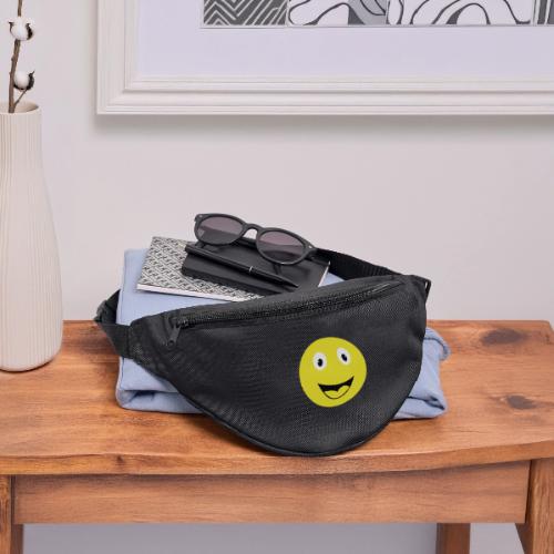 Yellow Happy Face Print - Fanny Pack 