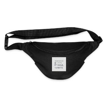 Halloween Small Talk Scarier Than Ghosts Introvert - Fanny Pack  - black - Front