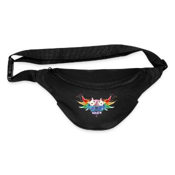 New Logo Cat Pride twitch logo - Fanny Pack  - black - Front