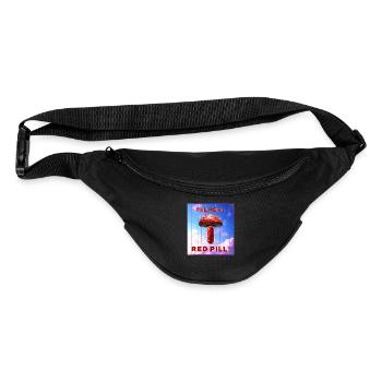 THE REAL PILL - Fanny Pack  - black - Front