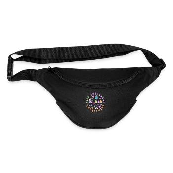 Emergency Nurse circle - Fanny Pack  - black - Front