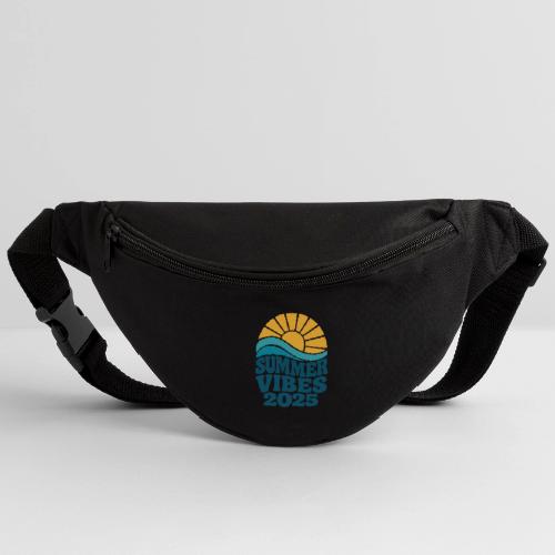 Summer Vibes 2025 Retro Sunset T-Shirt | Fun Beach - Fanny Pack 