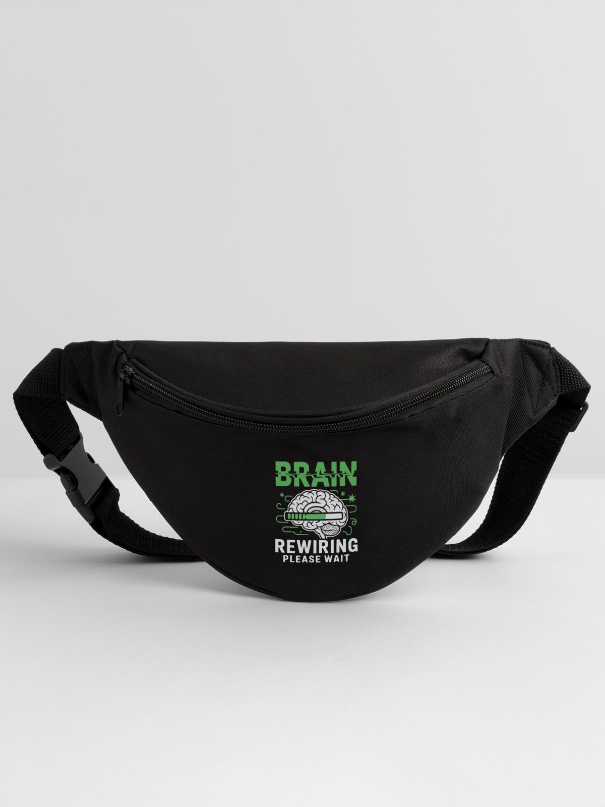 Brain Rewiring Please Wait - Fanny Pack - black - Front